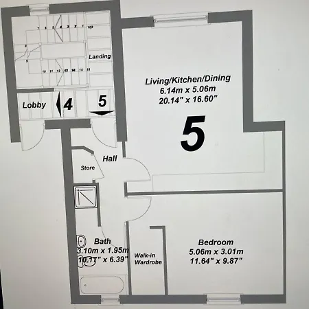 Fabulous One Bedroom In Centre * 里彭